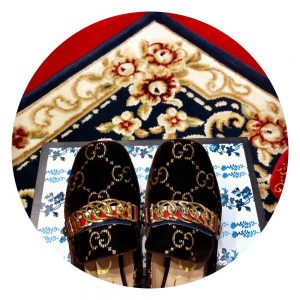 Gucci Velvet Pumps Heel:4.5cm - Image 3