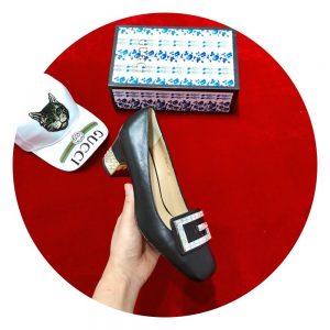 Gucci Pumps with Crystal - Image 6