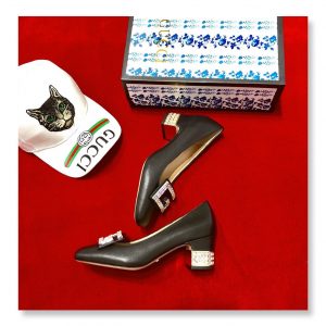 Gucci Pumps with Crystal - Image 5