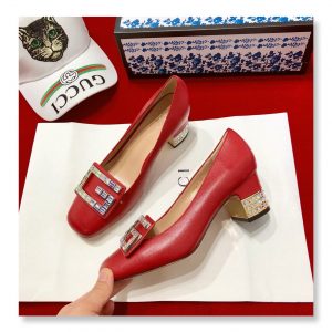 Gucci Pumps with Crystal - Image 5