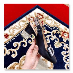 Gucci Slingback Pumps With Crystal - Image 5