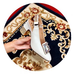 Gucci Slingback Pumps With Crystal - Image 8