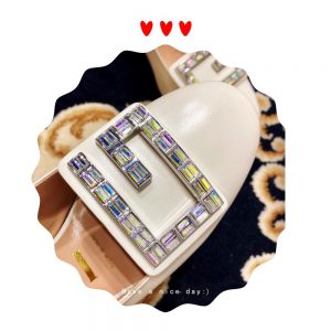 Gucci Slingback Pumps With Crystal - Image 6