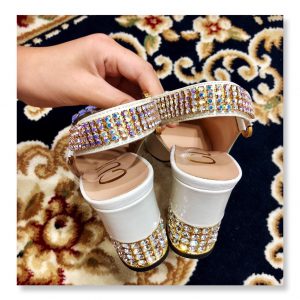 Gucci Slingback Pumps With Crystal - Image 4