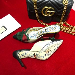 Gucci Mid-Heel with Bow - Image 7