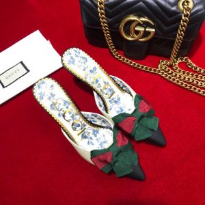 Gucci Mid-Heel with Bow - Image 6