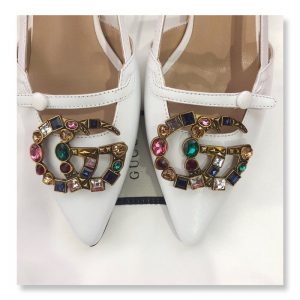 Gucci Pumps with Crystal - Image 6