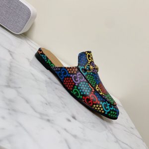 Gucci Princetown Leather Slippers - Image 7