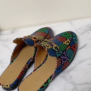 Gucci Princetown Leather Slippers - Image 5