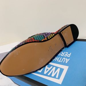 Gucci Princetown Leather Slippers - Image 4