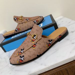 Gucci Princetown Leather Slippers - Image 8