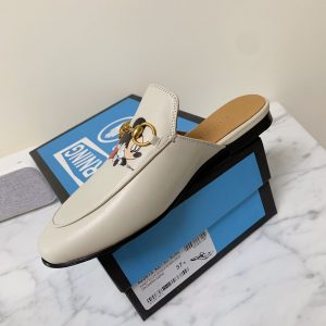Gucci Princetown Leather Slippers - Image 3