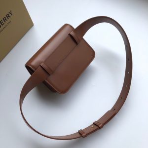 Burberry Belted Leather TB Bag - Image 8