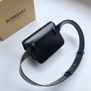 Burberry Belted Leather TB Bag - Image 7