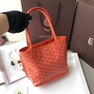 Goyard Saint Louis mini Tote Bag Canvas  Reversible - Image 9