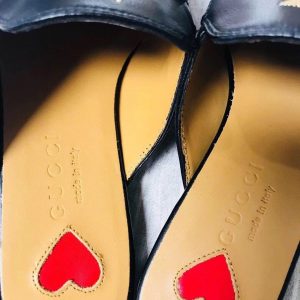 Gucci Princetown Leather Slippers - Image 8