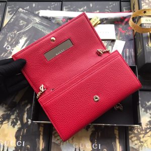 Gucci GG Marmont leather chain wallet - Image 3