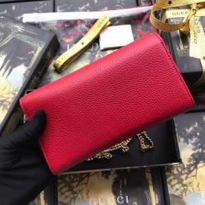 Gucci GG Marmont leather chain wallet - Image 5
