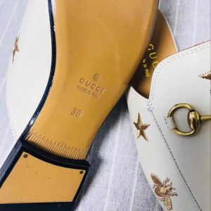 Gucci Princetown Leather Slippers - Image 9