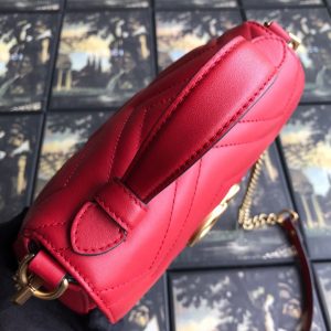 Gucci GG Marmont Mini Top Handle Bag - Image 3