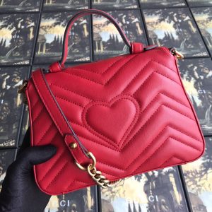 Gucci GG Marmont Mini Top Handle Bag - Image 5