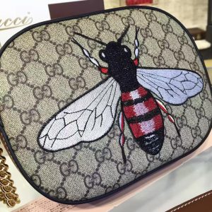 Gucci GG Supreme mini chain bag - Image 4