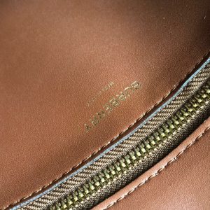 Burberry Two-tone Canvas and Leather Pocket Bag - Image 4