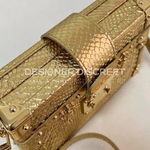 LOUIS VUITTON PETITE MALLE NICOLAS GHESQUIERE Gold M44919 - Image 8