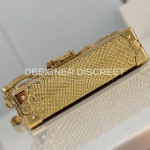 LOUIS VUITTON PETITE MALLE NICOLAS GHESQUIERE Gold M44919 - Image 7