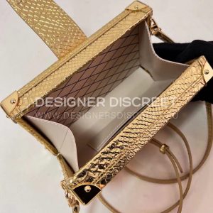 LOUIS VUITTON PETITE MALLE NICOLAS GHESQUIERE Gold M44919 - Image 5