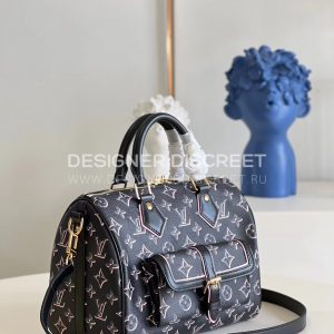 LOUIS VUITTON SPEEDY BANDOULIÈRE 25 BLACK M20852 - Image 3