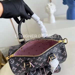 LOUIS VUITTON SPEEDY BANDOULIÈRE 25 BLACK M20852 - Image 4
