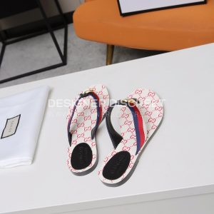 GUCCI GG WEB SANDALS BLUE/RED/WHITE 612138 - Image 7