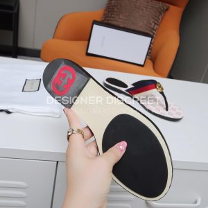 GUCCI GG WEB SANDALS BLUE/RED/WHITE 612138 - Image 8