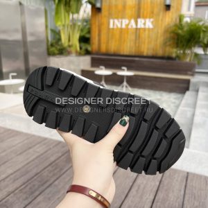 PRADA LEATHER SNEAKERS BLACK 1E804M - Image 8