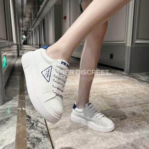 PRADA WHEEL RE-NYLON SNEAKERS WHITE P00528659 - Image 5