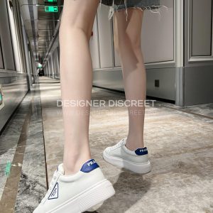 PRADA WHEEL RE-NYLON SNEAKERS WHITE P00528659 - Image 6