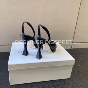 MANOLO BLAHNIK PRIETASLI SLINGBACK MULE BLACK 419-0473-0005 - Image 3