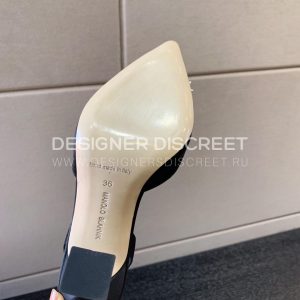 MANOLO BLAHNIK PRIETASLI SLINGBACK MULE BLACK 419-0473-0005 - Image 8