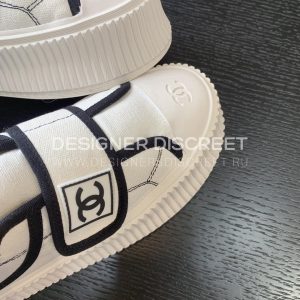 CHANEL SNEAKERS BLACK AND WHITE G39978 - Image 6