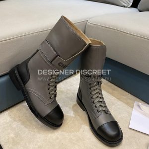 CHANEL BOOTS GREY G40134 - Image 5