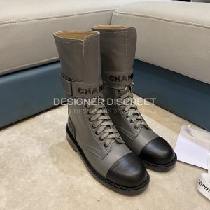 CHANEL BOOTS GREY G40134 - Image 6
