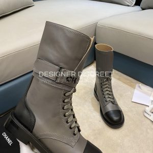CHANEL BOOTS GREY G40134 - Image 7