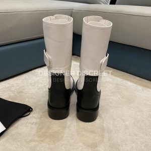 CHANEL BOOTS WHITE G40134 - Image 4