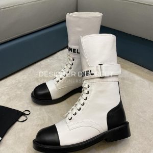 CHANEL BOOTS WHITE G40134 - Image 6