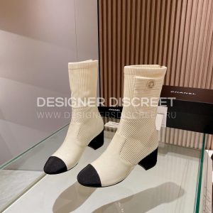 CHANEL BOOTS WHITE G39736 - Image 3