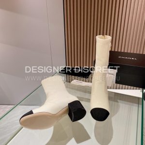 CHANEL BOOTS WHITE G39736 - Image 7
