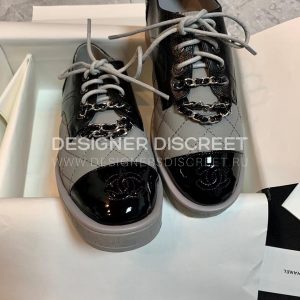 CHANEL LOAFERS GREY G39000 - Image 5