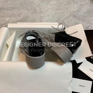 CHANEL LOAFERS GREY G39000 - Image 6