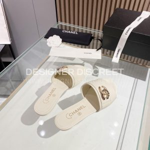 CHANEL MULES WHITE G39954 - Image 5